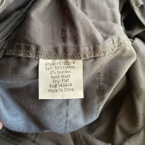 JOHNNY WAS Women's Tyla Cargo Pants  Grey BOTTOMS  POCKETS BELT Sz 8 - Picture 8 of 13